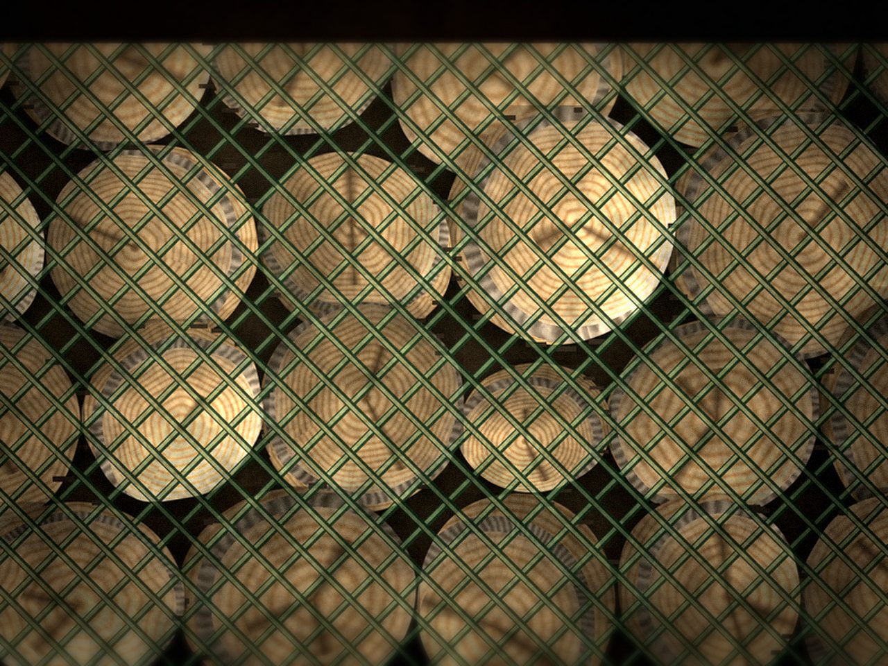 Берёзовые дрова в сетках 40 л — ракурс 2